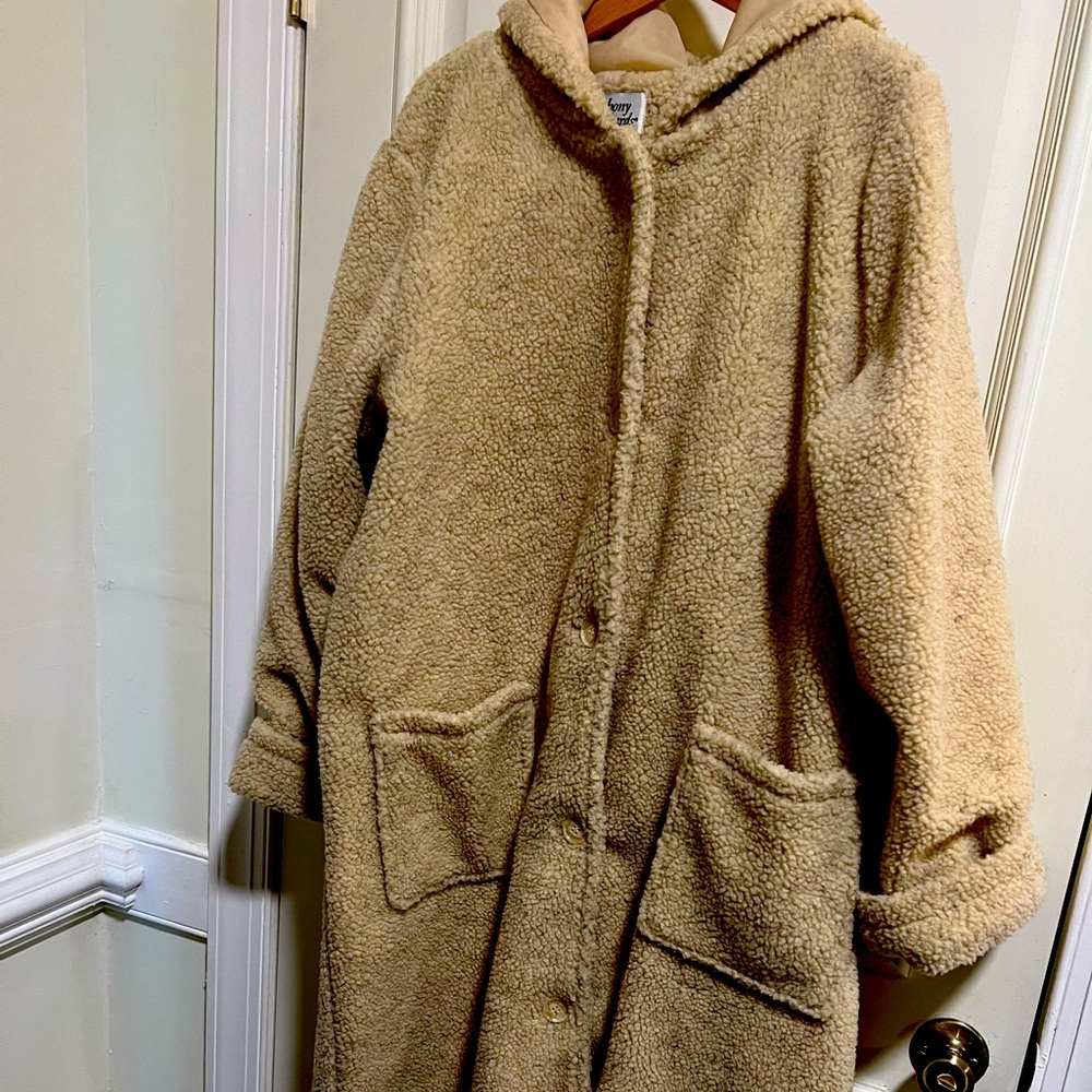 Women’s Teddy Fleece Coat Size 2X